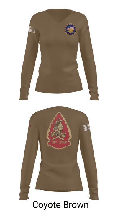 Naval Special Warfare Development Group 34195921 Women's Long Sleeve V-neck Shirt - 15