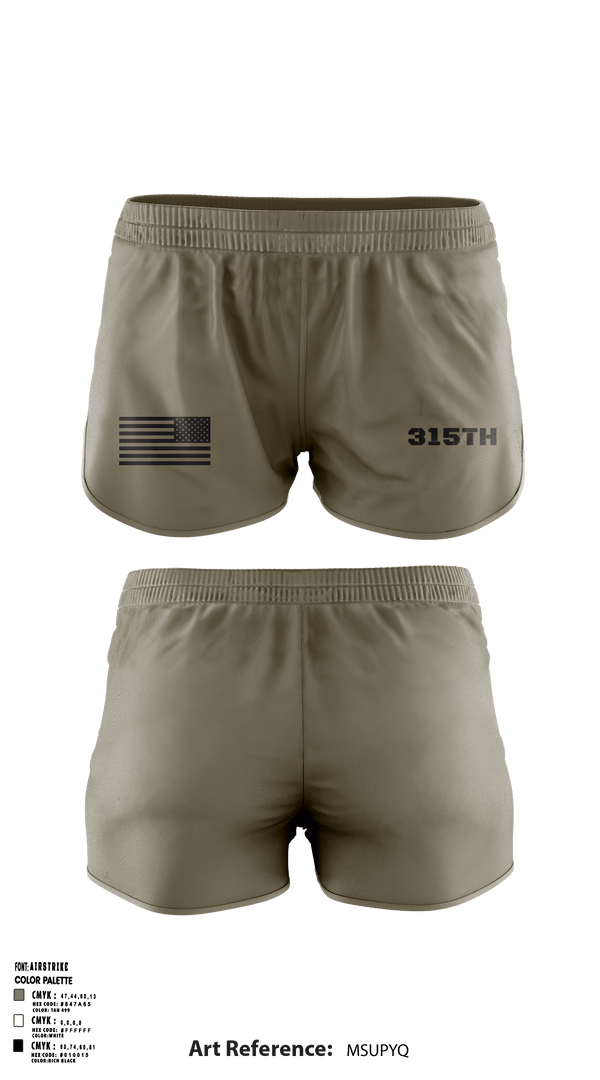 Ranger Panties, 315th, Army, Teamtime, Team time, sublimation, custom sports apparel, team uniforms, spirit wear, spiritwear, sports uniforms, custom shirts, team store, custom team store, fundraiser sports, apparel fundraiser