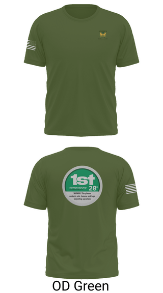 Old School Cotton Feel Shirt, 28th MP Company, National Guard, Teamtime, Team time, sublimation, custom sports apparel, team uniforms, spirit wear, spiritwear, sports uniforms, custom shirts, team store, custom team store, fundraiser sports, apparel fundraiser