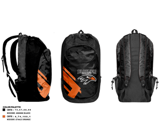Gear Bag, Bloomer High School Cross Country, Cross Country, Teamtime, Team time, sublimation, custom sports apparel, team uniforms, spirit wear, spiritwear, sports uniforms, custom shirts, team store, custom team store, fundraiser sports, apparel fundraiser