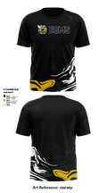 Elizabeth City Middle School Football 93033338 Short Sleeve Performance Shirt - 1