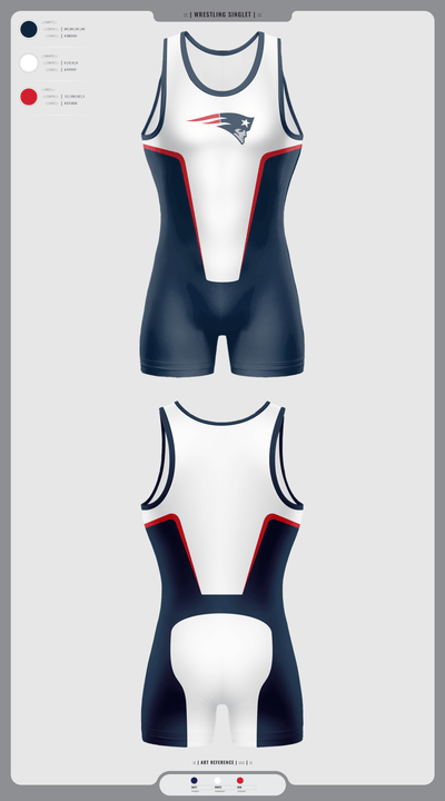 Lake Brantley 6562083 Wrestling Singlet - 2