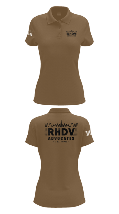 711 HPW/RHDV 93111099 Women's Short Sleeve Performance Polo  - 15