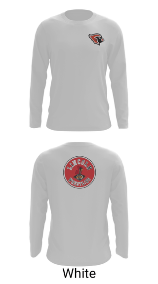 Long Sleeve Performance Shirt, Lincoln High School Wrestling, Wrestling, Teamtime, Team time, sublimation, custom sports apparel, team uniforms, spirit wear, spiritwear, sports uniforms, custom shirts, team store, custom team store, fundraiser sports, apparel fundraiser