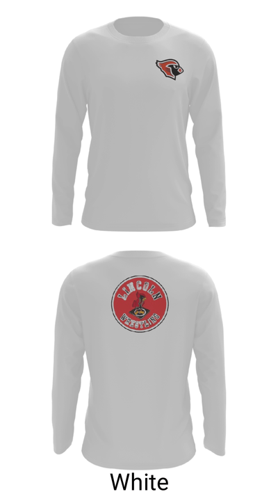 Lincoln High School Wrestling 87606479 Long Sleeve Performance Shirt - 7