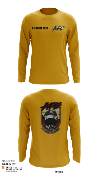 Long Sleeve Performance Shirt, 162 AFE, Air Force, Teamtime, Team time, sublimation, custom sports apparel, team uniforms, spirit wear, spiritwear, sports uniforms, custom shirts, team store, custom team store, fundraiser sports, apparel fundraiser