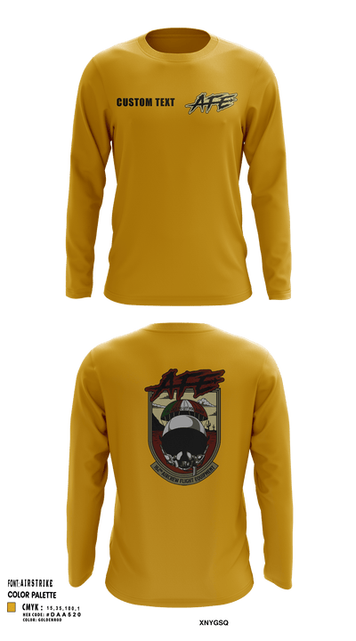 162 AFE 73313729 Long Sleeve Performance Shirt - 163
