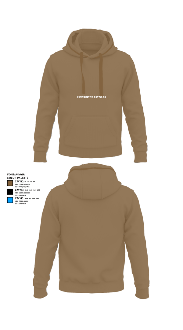 Hoodie, 2nd Engineer Battalion, Army, Teamtime, Team time, sublimation, custom sports apparel, team uniforms, spirit wear, spiritwear, sports uniforms, custom shirts, team store, custom team store, fundraiser sports, apparel fundraiser