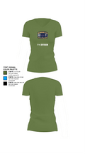 V-4 Division 66331913 Women's Short Sleeve V-neck Shirt - 42