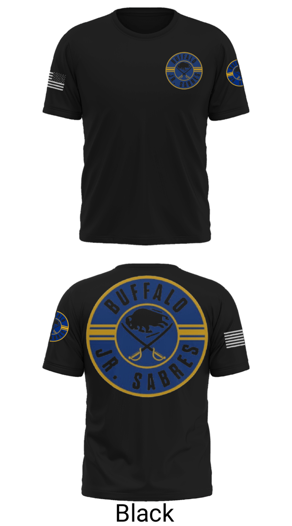 Old School Cotton Feel Shirt, Buffalo jr sabres, Ice Hockey, Teamtime, Team time, sublimation, custom sports apparel, team uniforms, spirit wear, spiritwear, sports uniforms, custom shirts, team store, custom team store, fundraiser sports, apparel fundraiser