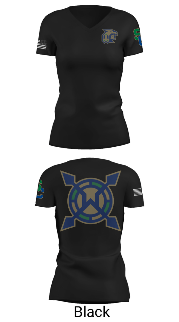 Womens Short Sleeve Vneck Shirt, Snow Canyon High School Band, Spirit Store, Teamtime, Team time, sublimation, custom sports apparel, team uniforms, spirit wear, spiritwear, sports uniforms, custom shirts, team store, custom team store, fundraiser sports, apparel fundraiser