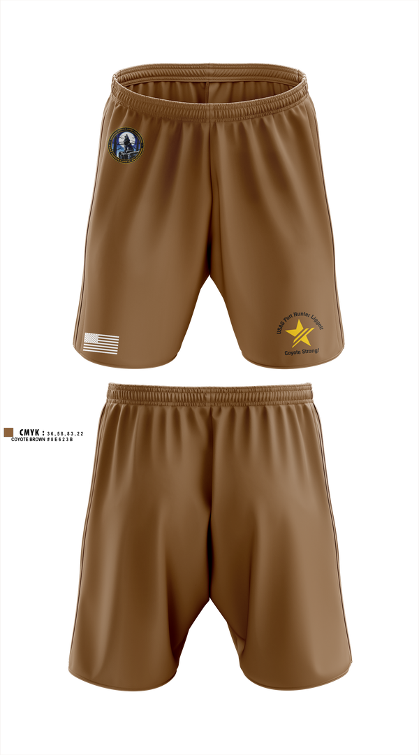 Athletic Shorts With Pockets, USAG Fort Hunter Liggett, Army, Teamtime, Team time, sublimation, custom sports apparel, team uniforms, spirit wear, spiritwear, sports uniforms, custom shirts, team store, custom team store, fundraiser sports, apparel fundraiser