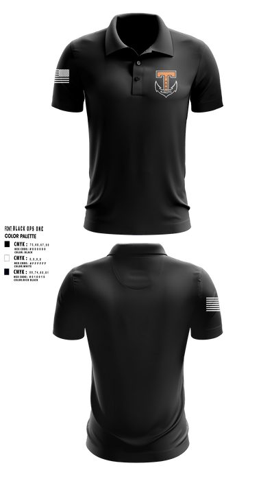 Tabb NJROTC 42524039 Short Sleeve Performance Polo - 10