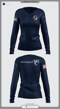 Marine Corps 67059926 Women's Long Sleeve V-neck Shirt - 1
