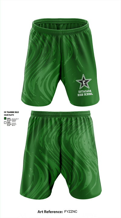 Estacada High School Swimming 46446470 Athletic Shorts With Pockets - 1