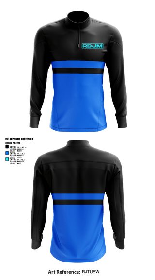 Quarter Zip Jacket, RDJM, , Teamtime, Team time, sublimation, custom sports apparel, team uniforms, spirit wear, spiritwear, sports uniforms, custom shirts, team store, custom team store, fundraiser sports, apparel fundraiser
