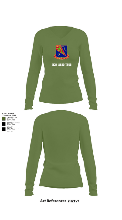 BCO, 1163D TFSB 58907299 Women's Long Sleeve V-neck Shirt -1 42