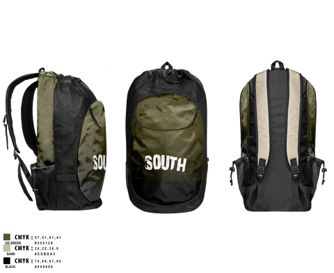 Gear Bag, South’s Boot Camp, , Teamtime, Team time, sublimation, custom sports apparel, team uniforms, spirit wear, spiritwear, sports uniforms, custom shirts, team store, custom team store, fundraiser sports, apparel fundraiser