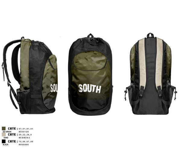 Gear Bag, South’s Boot Camp, , Teamtime, Team time, sublimation, custom sports apparel, team uniforms, spirit wear, spiritwear, sports uniforms, custom shirts, team store, custom team store, fundraiser sports, apparel fundraiser