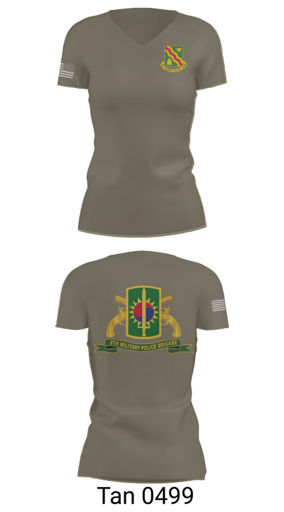 728th MP 18984654 Women's Short Sleeve V-neck Shirt - 68