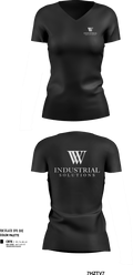 WV Industrial Solutions 3411083 Women's Short Sleeve V-neck Shirt - 202