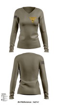 New Jersey state police 11429252 Women's Long Sleeve V-neck Shirt -1 135