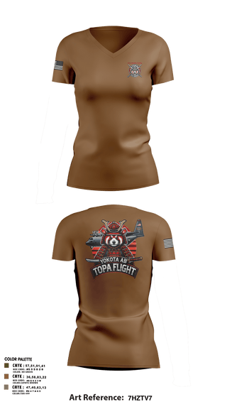 Womens Short Sleeve Vneck Shirt, 374 MDSS/TOPA, Air Force, Teamtime, Team time, sublimation, custom sports apparel, team uniforms, spirit wear, spiritwear, sports uniforms, custom shirts, team store, custom team store, fundraiser sports, apparel fundraiser