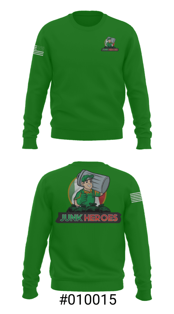 Crew Neck Sweatshirt, Junk Heroes, , Teamtime, Team time, sublimation, custom sports apparel, team uniforms, spirit wear, spiritwear, sports uniforms, custom shirts, team store, custom team store, fundraiser sports, apparel fundraiser