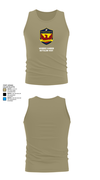 Tank Top, Wounded Warrior Battalion West, , Teamtime, Team time, sublimation, custom sports apparel, team uniforms, spirit wear, spiritwear, sports uniforms, custom shirts, team store, custom team store, fundraiser sports, apparel fundraiser