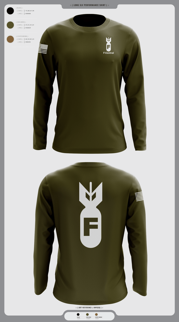 Long Sleeve Performance Shirt, F Central, Police, Teamtime, Team time, sublimation, custom sports apparel, team uniforms, spirit wear, spiritwear, sports uniforms, custom shirts, team store, custom team store, fundraiser sports, apparel fundraiser
