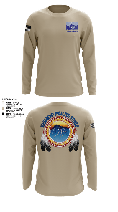 Bishop Paiute EMO/ Hazardous Fiels Reduction 49408789 Long Sleeve Performance Shirt 4