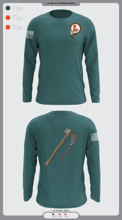 Loudon NJROTC 97564222 Long Sleeve Performance Shirt - 1