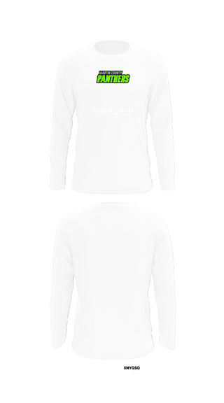 Long Sleeve Performance Shirt, Martin County Panthers Football And Cheer, Football, Teamtime, Team time, sublimation, custom sports apparel, team uniforms, spirit wear, spiritwear, sports uniforms, custom shirts, team store, custom team store, fundraiser sports, apparel fundraiser