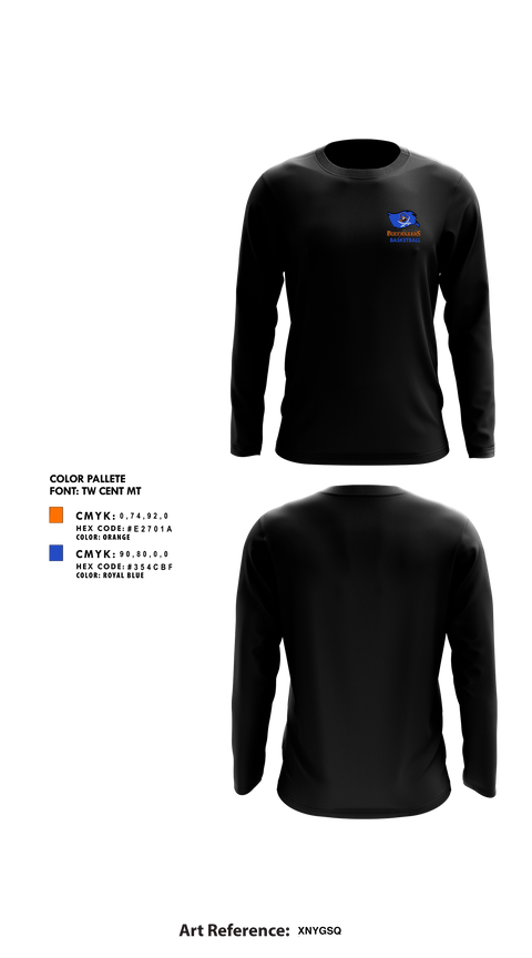 Long Sleeve Performance Shirt, Branford High School Basketball, Men's Basketball, Teamtime, Team time, sublimation, custom sports apparel, team uniforms, spirit wear, spiritwear, sports uniforms, custom shirts, team store, custom team store, fundraiser sports, apparel fundraiser