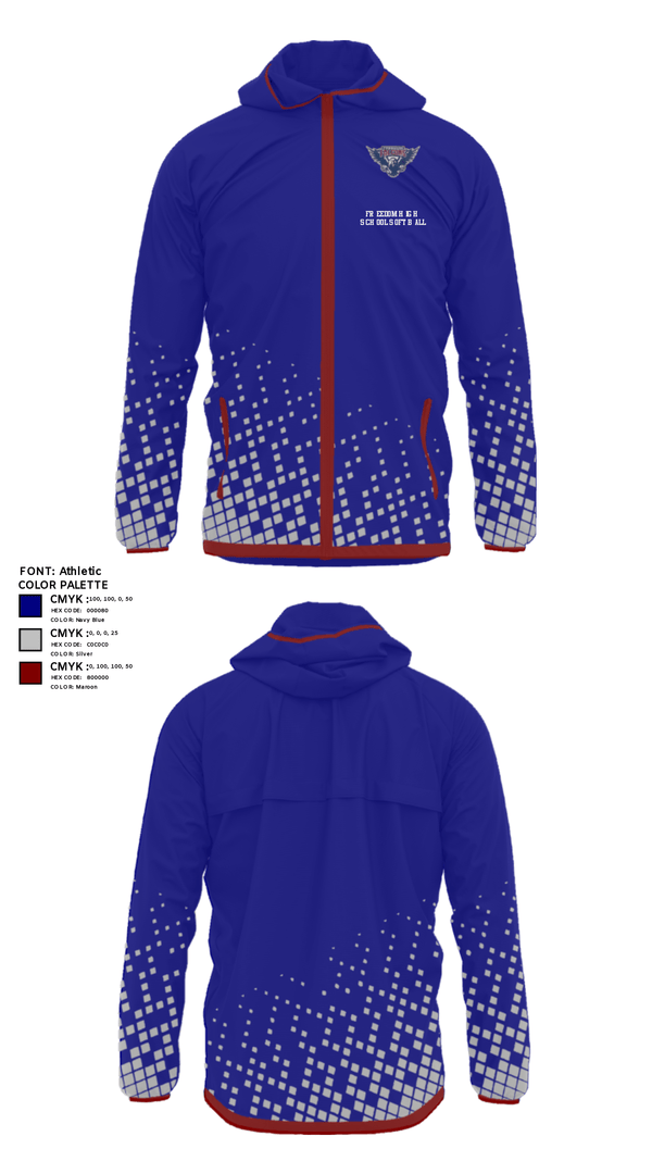 Windbreaker, Freedom High School Softball, Softball, Teamtime, Team time, sublimation, custom sports apparel, team uniforms, spirit wear, spiritwear, sports uniforms, custom shirts, team store, custom team store, fundraiser sports, apparel fundraiser