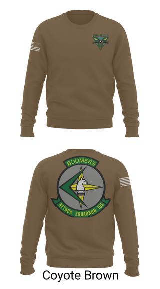 Crew Neck Sweatshirt, VA-165 Boomers, , Teamtime, Team time, sublimation, custom sports apparel, team uniforms, spirit wear, spiritwear, sports uniforms, custom shirts, team store, custom team store, fundraiser sports, apparel fundraiser