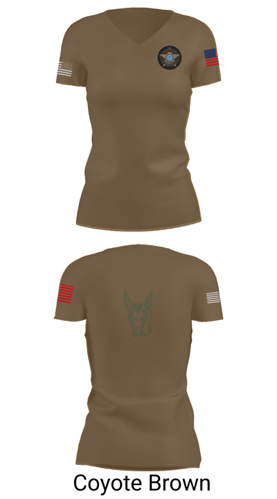 Lowndes County Sheriff’s Office Special Operations Division 52350448 Women's Short Sleeve V-neck Shirt - 8
