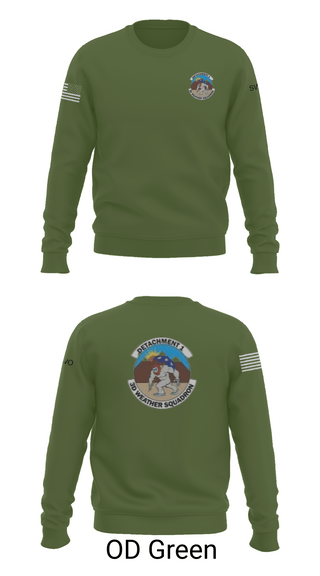 Crew Neck Sweatshirt, Detachment 1, 3rd Combat Weather Sqd, Air Force, Teamtime, Team time, sublimation, custom sports apparel, team uniforms, spirit wear, spiritwear, sports uniforms, custom shirts, team store, custom team store, fundraiser sports, apparel fundraiser