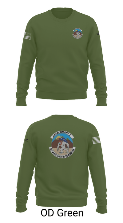 Detachment 1, 3rd Combat Weather Sqd 68533105 Crew Neck Sweatshirt - 45