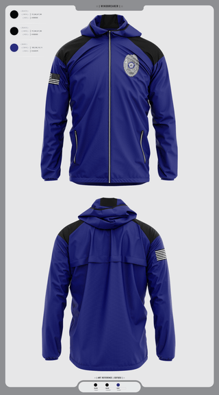 Windbreaker, Dexter Pd, Police, Teamtime, Team time, sublimation, custom sports apparel, team uniforms, spirit wear, spiritwear, sports uniforms, custom shirts, team store, custom team store, fundraiser sports, apparel fundraiser