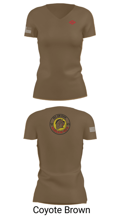 NMCB 25 CTG 56.2 1038255 Women's Short Sleeve V-neck Shirt - 8