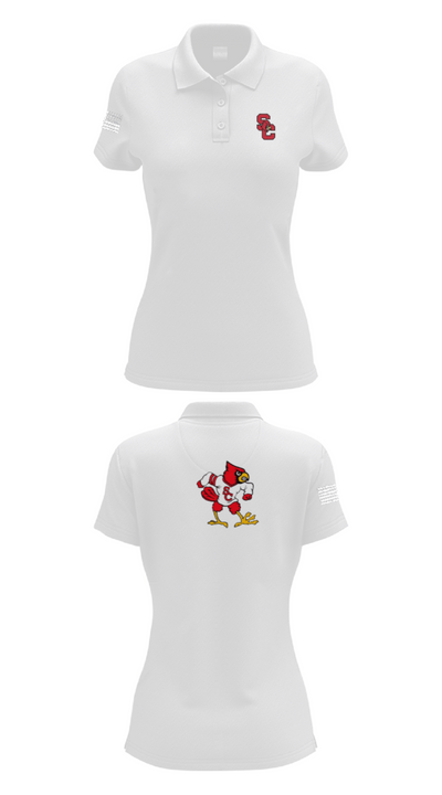 Scott County High School Golf 53136036 Women's Short Sleeve Performance Polo  - 17