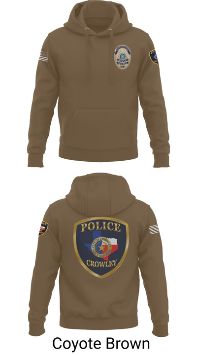 Crowley Police Department 8097883 Hoodie - 17