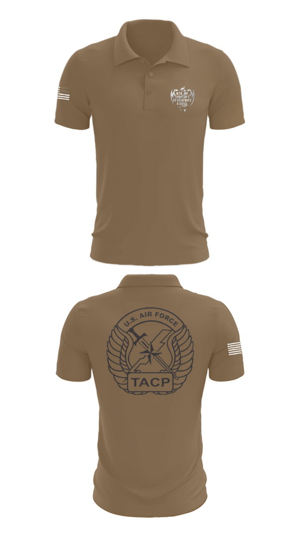 Short Sleeve Performance Polo, 18th Air Support Operations Group, Air Force, Teamtime, Team time, sublimation, custom sports apparel, team uniforms, spirit wear, spiritwear, sports uniforms, custom shirts, team store, custom team store, fundraiser sports, apparel fundraiser