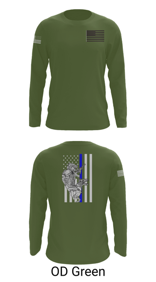 Long Sleeve Performance Shirt, 904th MP Det Military Working Dog, Army, Teamtime, Team time, sublimation, custom sports apparel, team uniforms, spirit wear, spiritwear, sports uniforms, custom shirts, team store, custom team store, fundraiser sports, apparel fundraiser