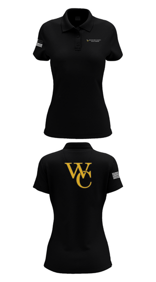 Womens Short Sleeve Performance Polo, Woodford County High School Golf, Golf, Teamtime, Team time, sublimation, custom sports apparel, team uniforms, spirit wear, spiritwear, sports uniforms, custom shirts, team store, custom team store, fundraiser sports, apparel fundraiser