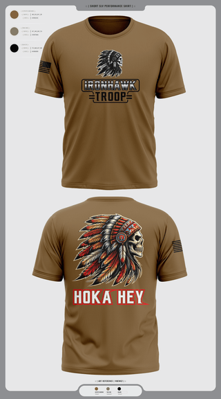 Short Sleeve Performance Shirt, Comanche Squad, Army, Teamtime, Team time, sublimation, custom sports apparel, team uniforms, spirit wear, spiritwear, sports uniforms, custom shirts, team store, custom team store, fundraiser sports, apparel fundraiser