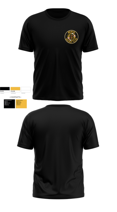 Bowie Hockey Club 60546715 Short Sleeve Performance Shirt - 2