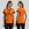 Ouray High School Volleyball 70687168 Women's Short Sleeve V-neck Shirt - 2