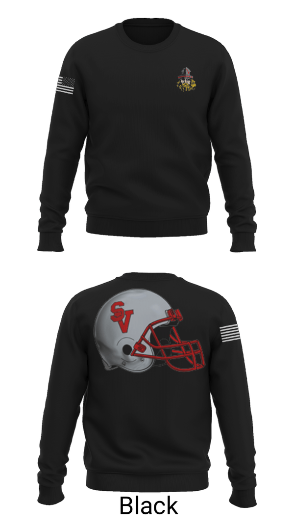 Crew Neck Sweatshirt, Symmes Valley Vikings, Football, Teamtime, Team time, sublimation, custom sports apparel, team uniforms, spirit wear, spiritwear, sports uniforms, custom shirts, team store, custom team store, fundraiser sports, apparel fundraiser